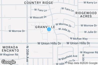 Map image of the property - 18801 N 33rd Dr