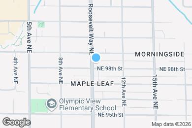 Map image of the property - 9800 Roosevelt Way NE