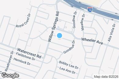 Map image of the property - 2102 Hinkle Ave