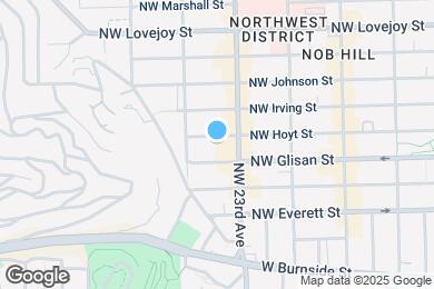 Map image of the property - 2338 NW Hoyt St