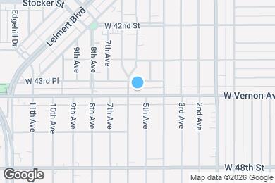 Map image of the property - 2717 W Vernon Ave