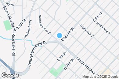 Map image of the property - 904 N 6th Ave E