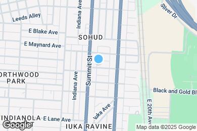 Map image of the property - 374 E Oakland Ave