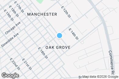 Map image of the property - 1107 E 15th St