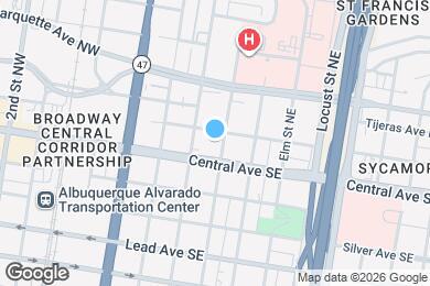 Map image of the property - 119 Walter St NE