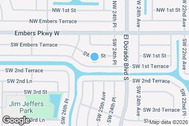 Map image of the property - 2513 SW 1st Terrace