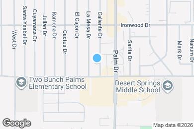 Map image of the property - 13901 Caliente Dr