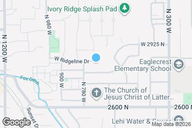 Map image of the property - 707 W Ridgeline Dr