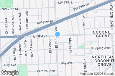 Map image of the property - 3190 Bird Ave