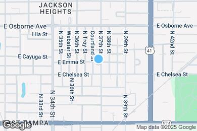 Map image of the property - 4410 N 37th St