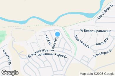 Map image of the property - 4207 S Kiva Hill Dr