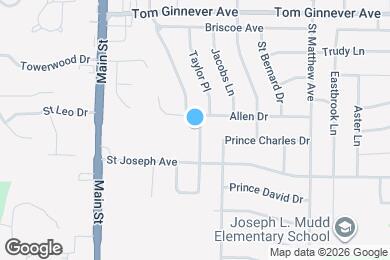 Map image of the property - 705 Saint Paul Ln