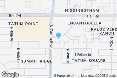 Map image of the property - 4901 E Kelton Ln