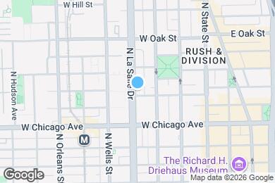 Map image of the property - 851 N La Salle Dr