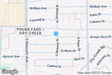Map image of the property - 89 S Midway St