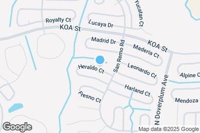 Map image of the property - 666 Heraldo Ct