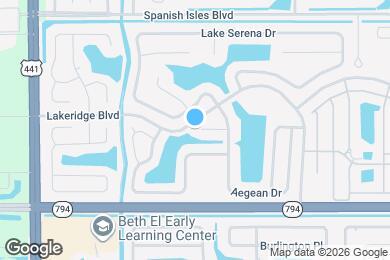 Map image of the property - 9590 Islamorada Terrace