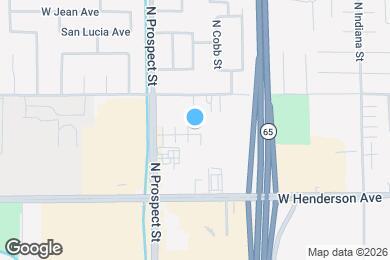Map image of the property - 1112 Bel Aire Cir