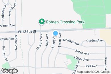 Map image of the property - 341 Emery Ave