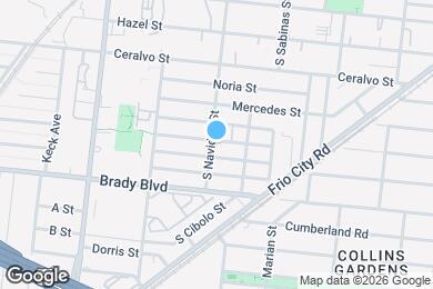 Map image of the property - 2302 S Navidad St