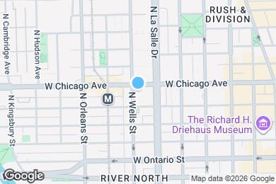 Map image of the property - 749 N Wells St