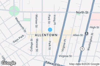 Map image of the property - 153 Allen St