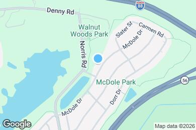 Map image of the property - 1278 McDole Dr