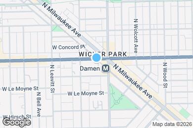 Map image of the property - 2025 W North Ave