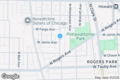 Map image of the property - 7348 N Damen Ave