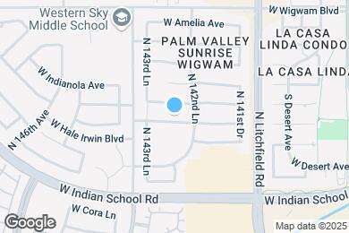 Map image of the property - 14300 W Weldon Ave