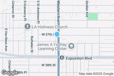 Map image of the property - 3711 S Western Ave