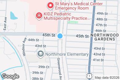 Map image of the property - 4502 Greenwood Ave