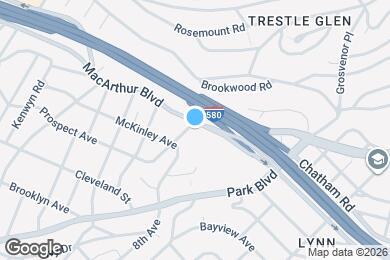 Map image of the property - 1001 MacArthur Blvd