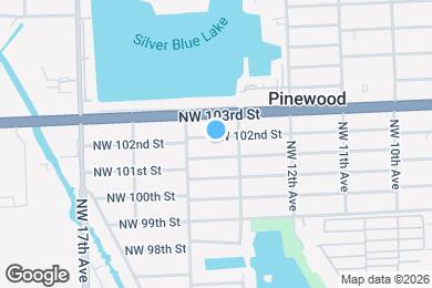 Map image of the property - 1340 NW 102nd St