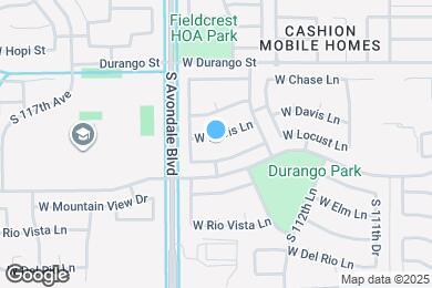 Map image of the property - 11409 W Davis Ln