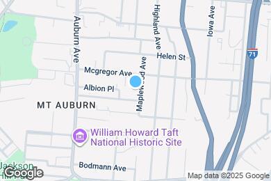 Map image of the property - 2229 Maplewood Ave