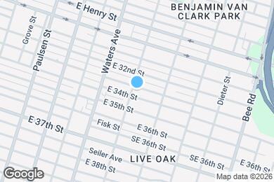 Map image of the property - 1203 E 33rd St
