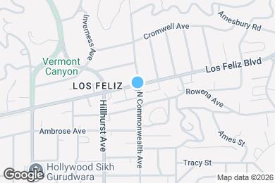 Map image of the property - 4402 Los Feliz Blvd
