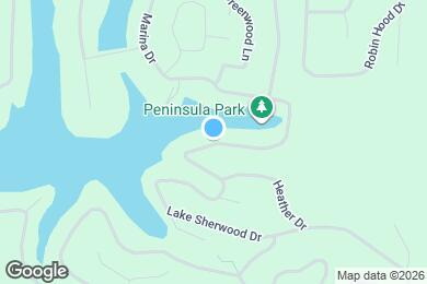 Map image of the property - 1357 Lake Sherwood Dr
