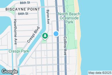 Map image of the property - 8036 Harding Ave