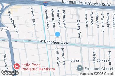 Map image of the property - 2117 Giuffrias Ave