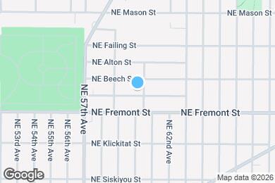 Map image of the property - 6021 NE Milton St
