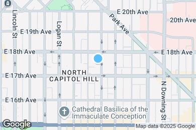 Map image of the property - 1747 N Washington St