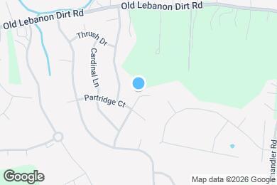 Map image of the property - 707 Bob White Ct
