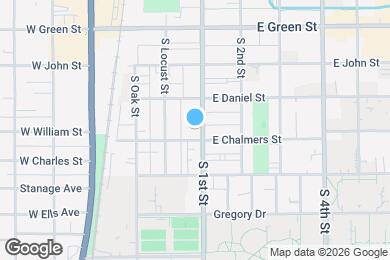 Map image of the property - 911 S 1st St