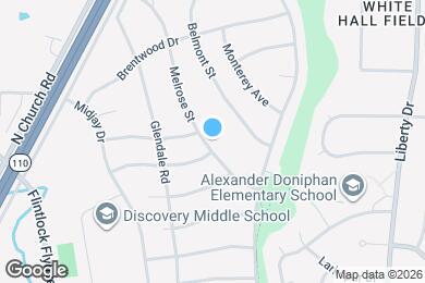 Map image of the property - 513 Melrose St