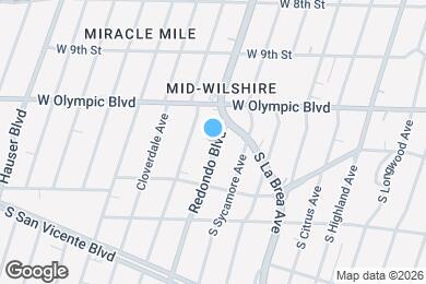 Map image of the property - 1039 Redondo Blvd