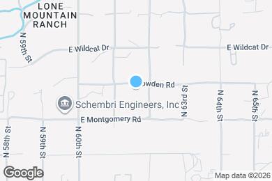 Map image of the property - 6105 E Lowden Rd