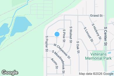 Map image of the property - 613 S Meadowbrook St