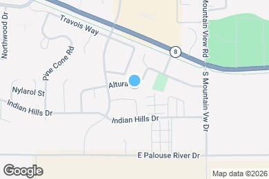 Map image of the property - 1039 Alturas Dr